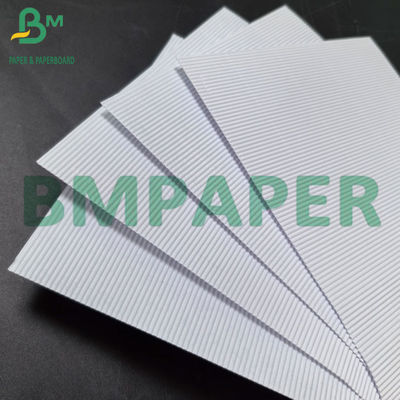 1.5mm 2.5mm 3 couches de carton ondulé blanc Emballage de carton blanchi