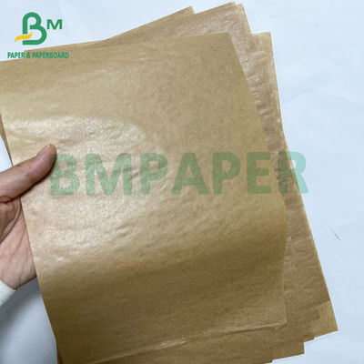 Rouleau de papier de sac kraft brun brillant recyclable de 40 g