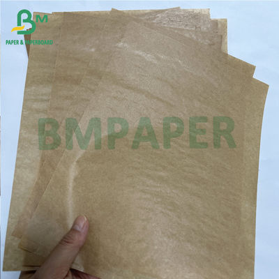 Rouleau de papier de sac kraft brun brillant recyclable de 40 g