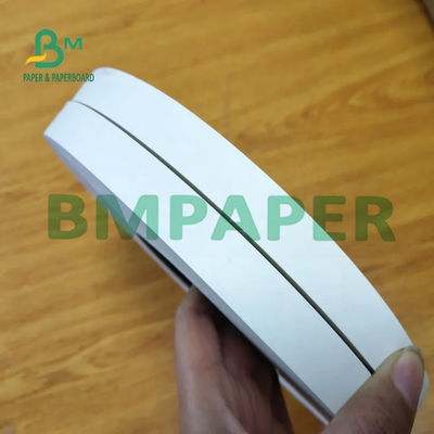 Papier de base de paille de qualité alimentaire blanc de 60 gm et 15 mm pour boissons au jus