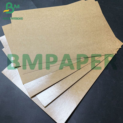 300 g + 15 g PE revêtu d'un côté de papier kraft brun imperméable à l'huile pour l'emballage