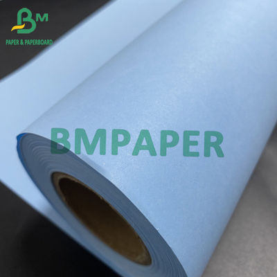 Rouleau de papier à dessin bleu à double face papier à dessin personnalisé Largeur 50m 100m 150m Longueur