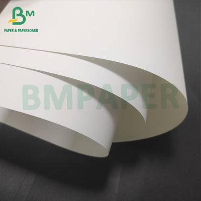 Papier synthétique en PP à haute couverture, imperméable à l'eau, blanc, 100um 120um