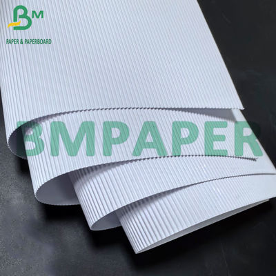 1 mm F feuilles de carton ondulé blanc pour la fabrication de boîtes
