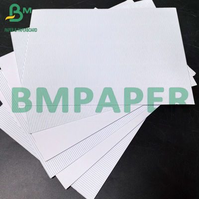 1 mm F feuilles de carton ondulé blanc pour la fabrication de boîtes