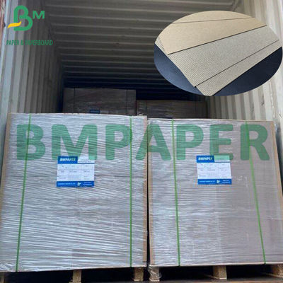 1 mm F Flûte feuilles de papier ondulé brun non blanchies pour boîtes