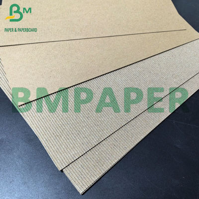 1 mm F Flûte feuilles de papier ondulé brun non blanchies pour boîtes