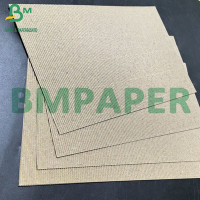 1 mm F Flûte feuilles de papier ondulé brun non blanchies pour boîtes