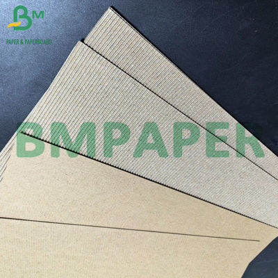 1 mm E F Flute Carton ondulé brun non revêtu Pour boîtes d'emballage