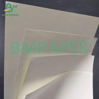 80gm Pâte de recyclage épaisseur uniforme surface lisse crème papier sans bois pour ordinateur portable