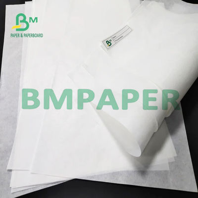 60g en feuille de papier blanc imperméable à l'huile MG imperméable à la graisse pour les hamburgers et les aliments gras