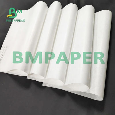 60g en feuille de papier blanc imperméable à l'huile MG imperméable à la graisse pour les hamburgers et les aliments gras
