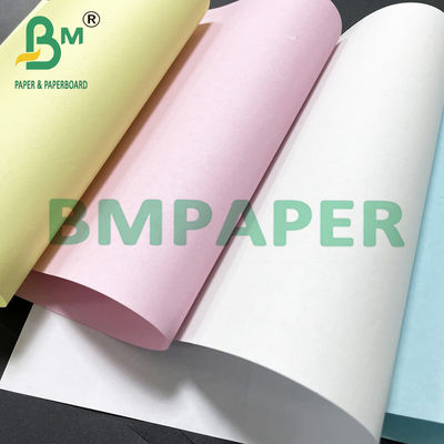 Papier de copie imprimable en blanc / rose / jaune pour les relevés bancaires