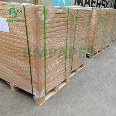 80 gm C1S Papier blanc recouvert hautement brillant pour les étiquettes de boissons 70 x 100 cm