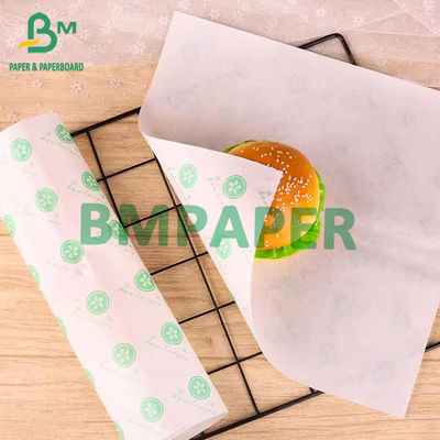 Kit de papier à l'épreuve de la graisse blanc de haute qualité en rouleau de papier d'emballage alimentaire largeur 325 mm 650 mm
