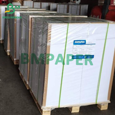 C2S Artboard brillant en vrac blanc recouvert de deux côtés 300g 350g 35&quot; x 47&quot; Taille personnalisée