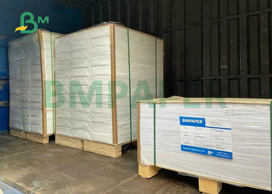 28 x 40 pouces imprimable blanc pur 210 grammes feuille de carte thermique pour carte d'embarquement papier