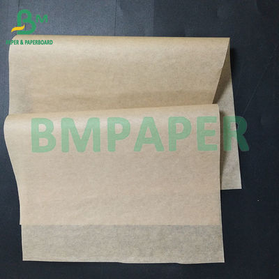 40 gm papier d'emballage brun résistant à la graisse et à l'eau pour les hamburgers