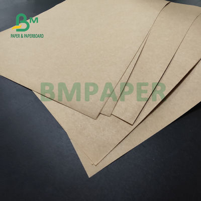 50 gm 60 gm Papier Kraft de couleur naturelle pour sac à emporter Haute résistance à la déchirure