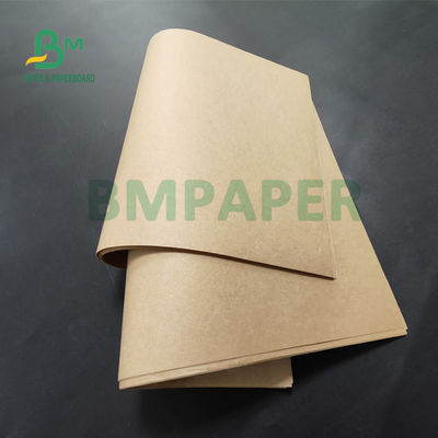 50 gm 60 gm Papier Kraft de couleur naturelle pour sac à emporter Haute résistance à la déchirure