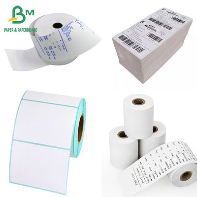 48G 55G 60G papier thermique en rouleau de grande taille 790mm 860mm coupe tailles personnalisées Jumbo rouleau de papier de télécopieur thermique