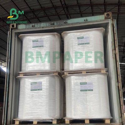 Papier d'emballage alimentaire à base de paille imprimable de 28 grammes pour la boisson 29 mm 35 mm Inoffensif