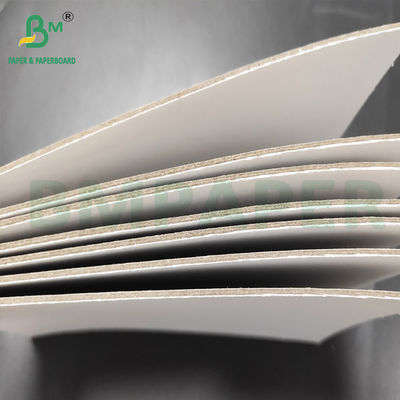 1.1mm 1.2mm Blanc carton à puces de poids moyen feuilles de carton Blanc des deux côtés