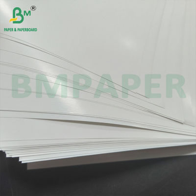 Papier d'étiquette recouvert d'un côté brillant 80 gm 90 gm Blanc C1S