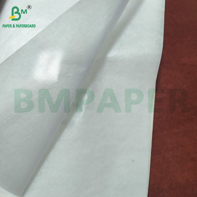 Résistance à l'huile Perméabilité à l'air 17g - 40g Papier blanc translucide pour l'emballage