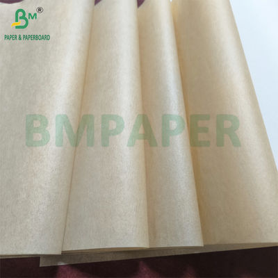 40 gm Grade 7 Rouleaux et feuilles de papier résistant à la graisse Couleur brune Pour les emballages alimentaires