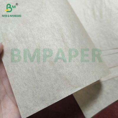 40 gm Grade 7 Rouleaux et feuilles de papier résistant à la graisse Couleur brune Pour les emballages alimentaires