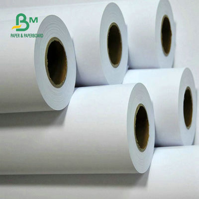 108 grammes 128 grammes 610 mm 914 mm Impression à jet d'encre Coated CAD Plotter Paper Roll For Engineering Drawings