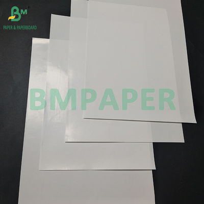 Impression à jet d'encre blanche de 70 gm Papier revêtu à une face pour feuille d'étiquette