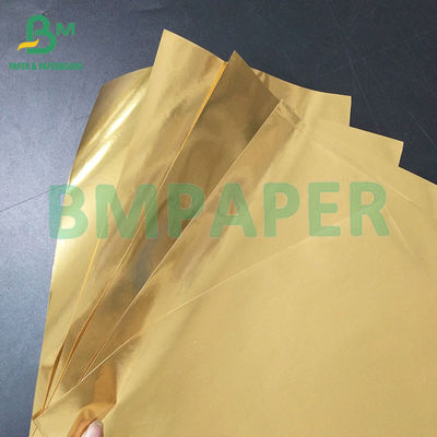 70 gm 763 mm Imprimable argenté résistance à l'humidité étiquette de bière aluminiumé papier holographique