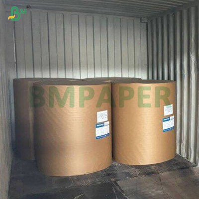 70g 80g C1S Papier blanc brillant pour la fabrication d'étiquettes 1020 mm Largeur du rouleau
