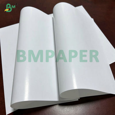 80 grammes 115 grammes revêtement papier brillant à face unique pour étiquettes de taille 80cm 86cm