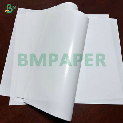 80 grammes 115 grammes revêtement papier brillant à face unique pour étiquettes de taille 80cm 86cm