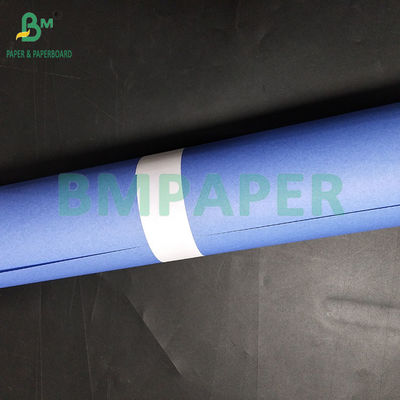 18&quot; 20LB Single Side Purple Blue CAD Plotter Paper 2&quot; Corée pour l'ingénierie de la copie électrostatique