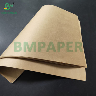 50 grammes de papier kraft brun pour sac d'emballage de farine 715 mm haute résistance à la rupture