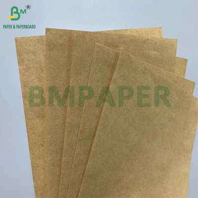 Papier kraft brun 50 gm 60 gm 180 mm 715 mm non recouvert pour la fabrication de sacs alimentaires