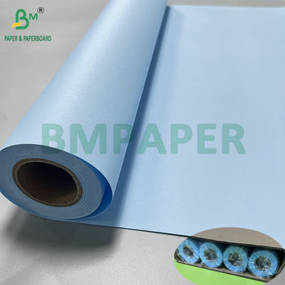 Double face bleue 80g Ingénierie de conception rouleaux de papier bleu 24 &quot;x 50 mètres
