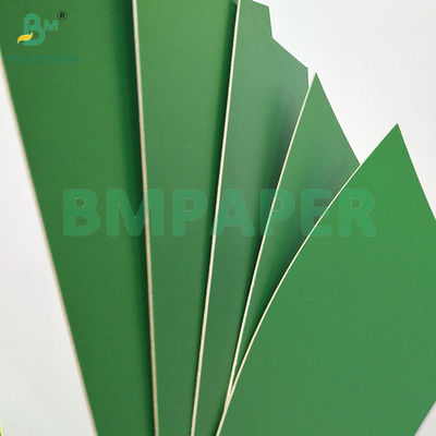 1.2MM Carton gris laminé vert revêtu de revêtement brillant à haute rigidité