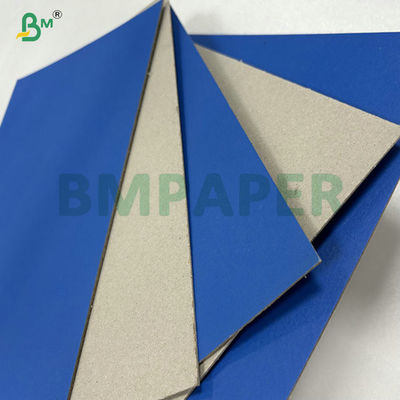 2mm 2,5mm Un côté bleu laminé gris arrière-planche pour la boîte cadeau 31 x 43 pouces