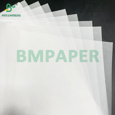 50 83 GSM Rouleau de papier de transfert blanc lisse et semi-transparent 880 mm x 40 m