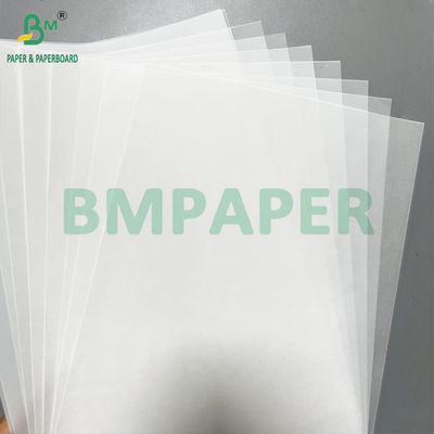 50 83 GSM Rouleau de papier de transfert blanc lisse et semi-transparent 880 mm x 40 m
