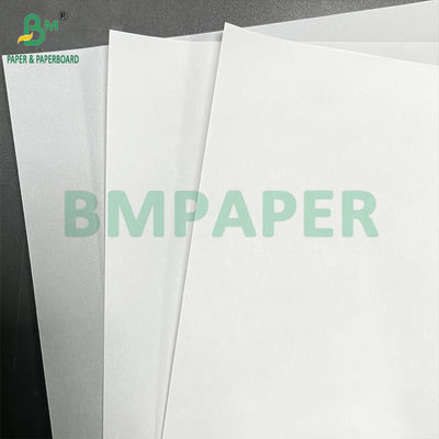 65 95 GSM Feuille de papier de traçage à faible opacité en blanc naturel 8.5 x 11 pouces