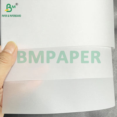 65 95 GSM Feuille de papier de traçage à faible opacité en blanc naturel 8.5 x 11 pouces