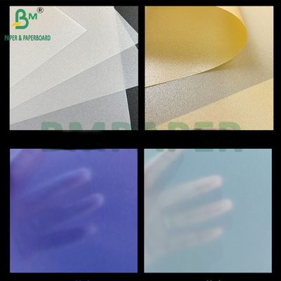 110 grammes de papier de traçage de couleur 787 mm par 1092 mm papier semi-translucide perlé d'or