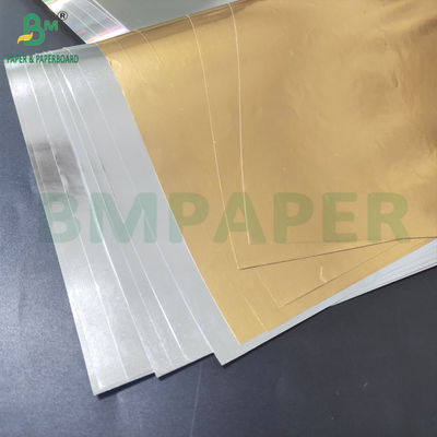 Papier métallisé argent or imperméable à l'eau pour étiquette de bière à résistance humide