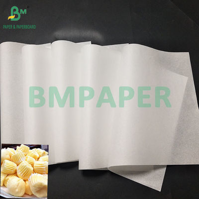 40 grammes de feuilles de cuisson blanches résistantes à la graisse pour le plateau de gâteau